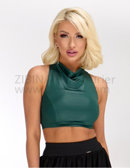 Women’s Cowl Neck Top T-104 ZIBINATI